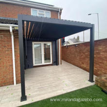 Outdoor Arches Bioclimatic Opening Louvred roof gazebo
